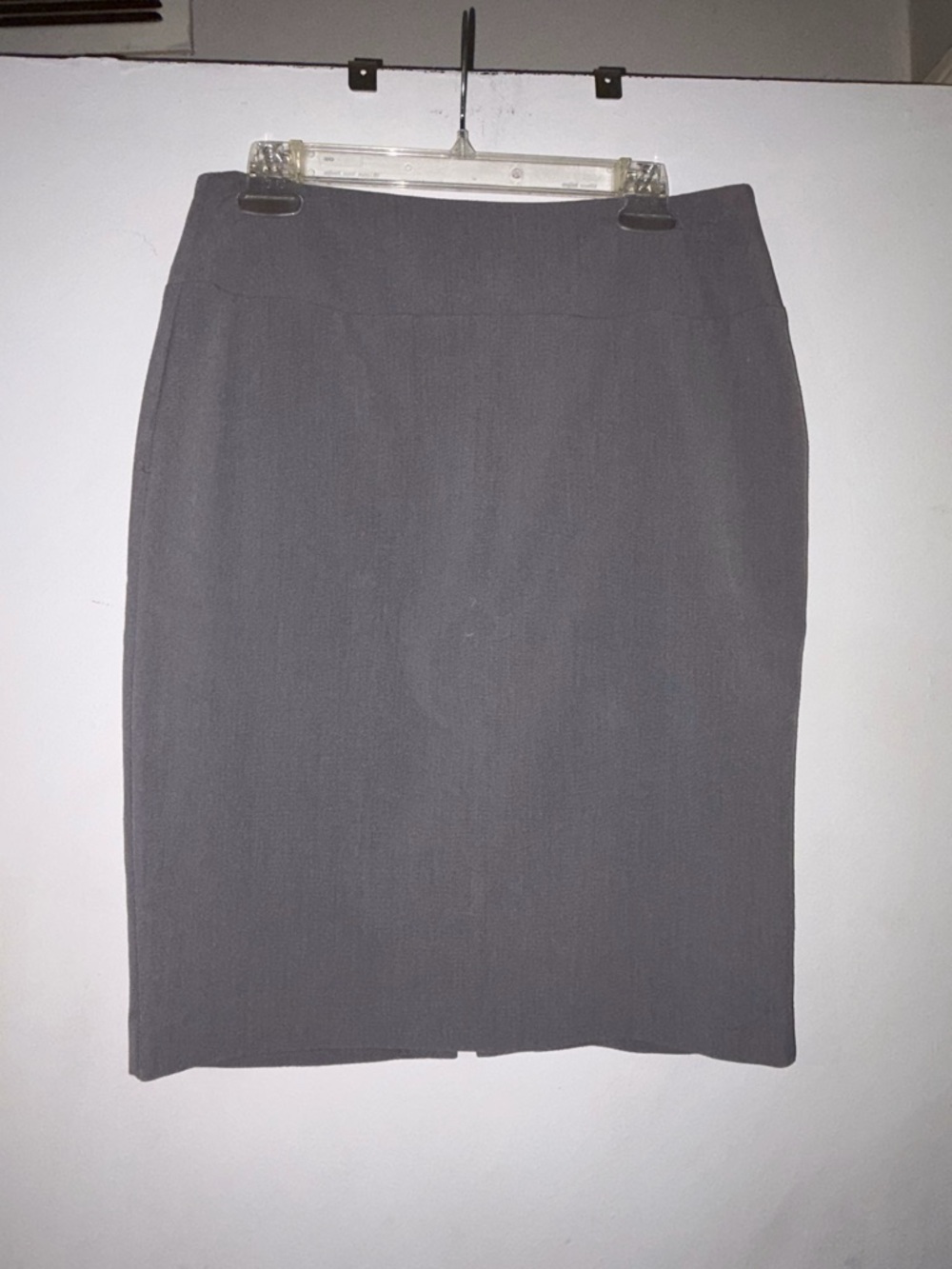 Alfani Gray Tailored Pencil Skirt